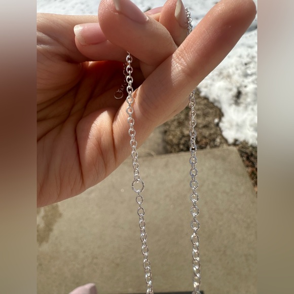 NWOT Pandora Silver U-Shape Charm Pendant Necklace 392747C00-45 - Picture 6 of 10